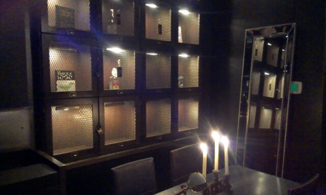 A few of the tequila lockers