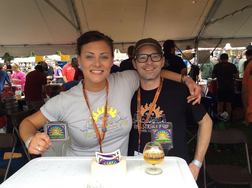 A couple of friendly faces from a Colorado brewery, Mountain Sun (/Southern Sun/Vine Street)