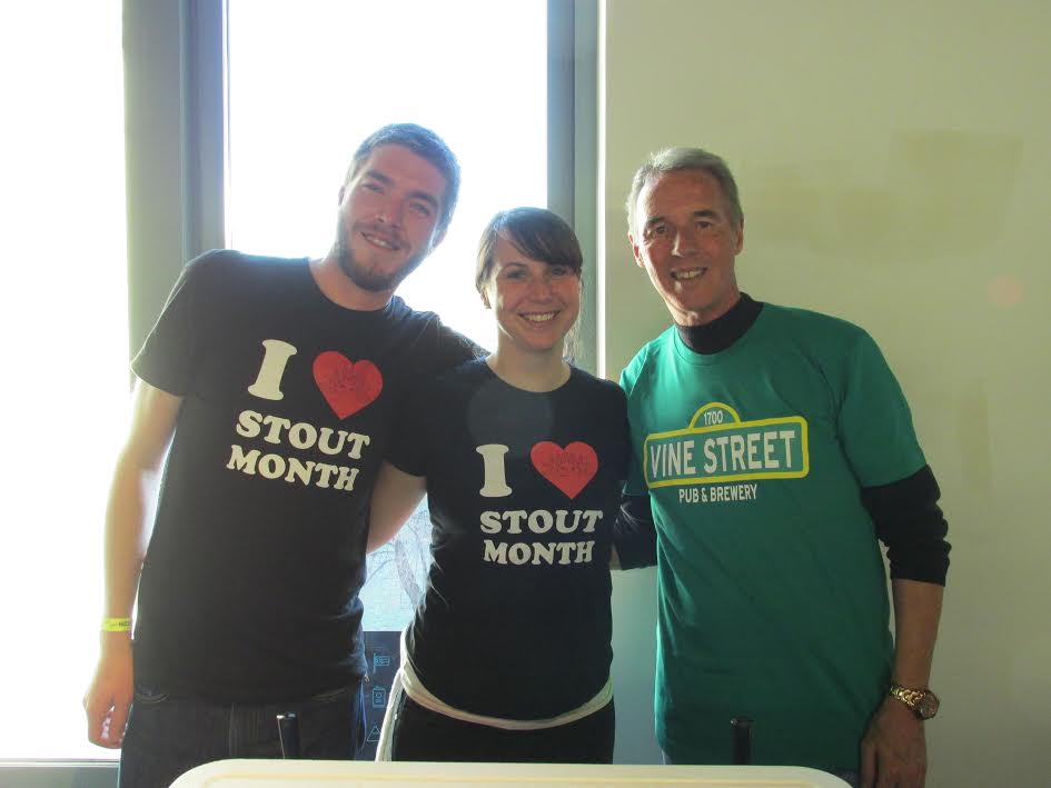 The Vine Street crew. Probably my favorite restaurant in Denver! And, of course, love their beer. 