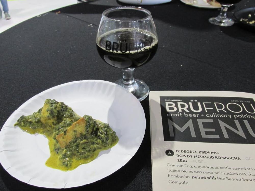 Yak & Yeti Brewpub Self-Pairing: Saag Paneer with Chai Stout. 