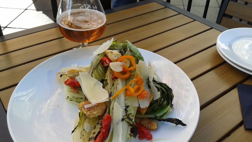 Grilled Whole Romaine Caesar Salad